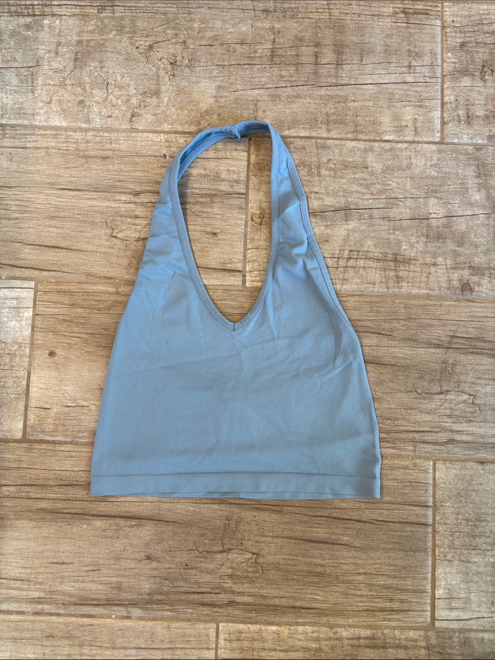 PAC cares Light Blue Halter Bralette Top - Women's Intimates
